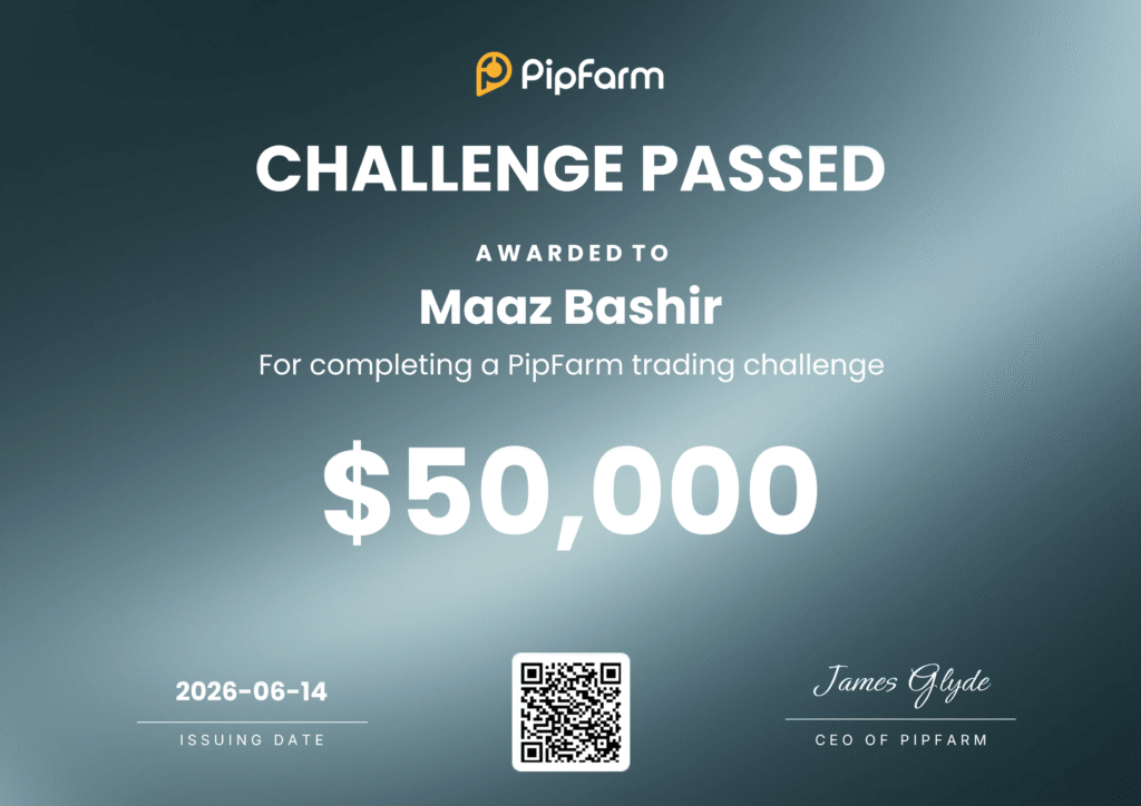 Pipfarm 50k challenge passed cirtificate