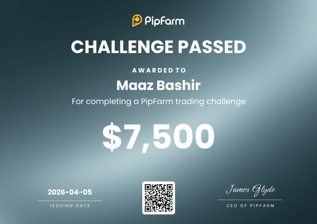 Pipfarm 7.5k challenge passed cirtificate