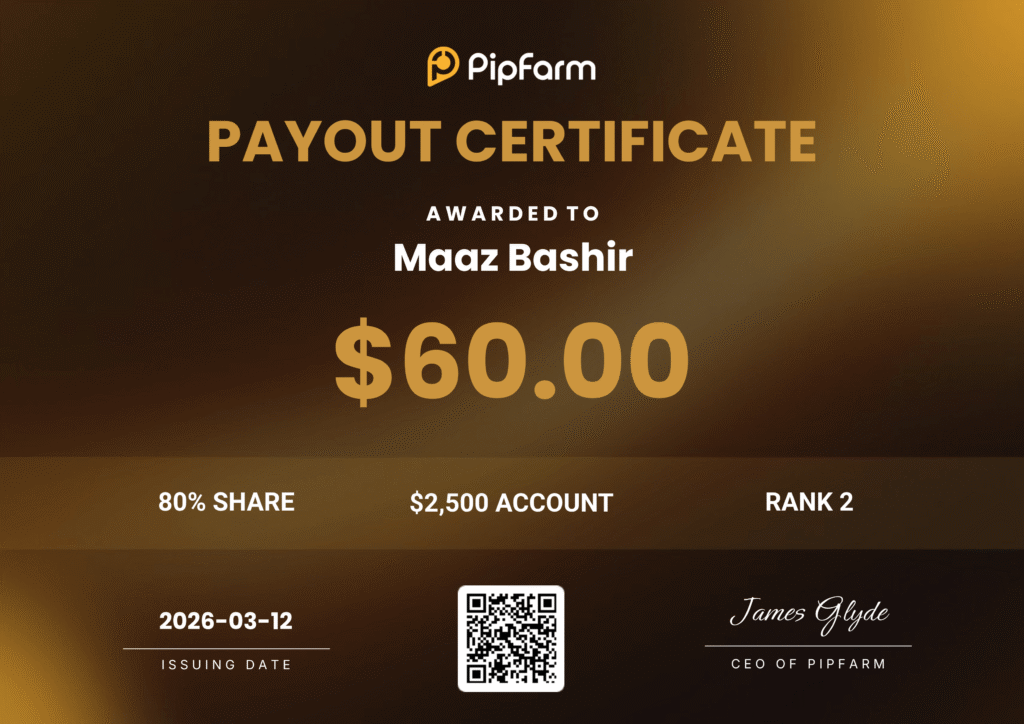 Pipfarm $60 payout certificate
